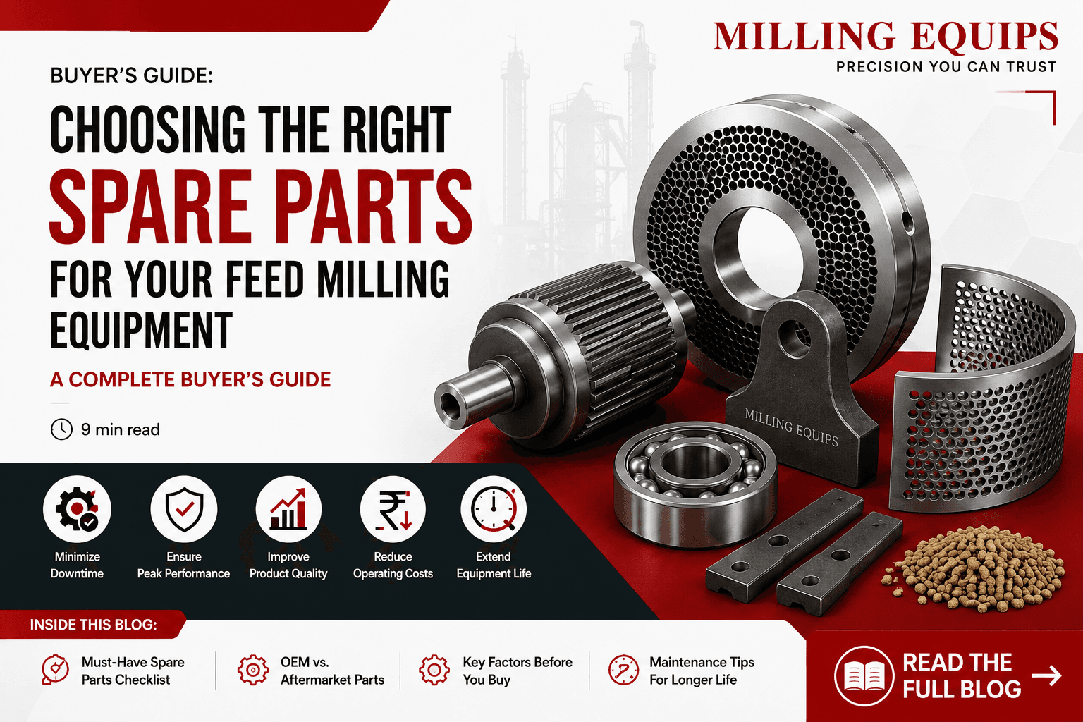 Choosing the Right Spare Parts for Your Feed Milling Equipment: A Buyer's Guide