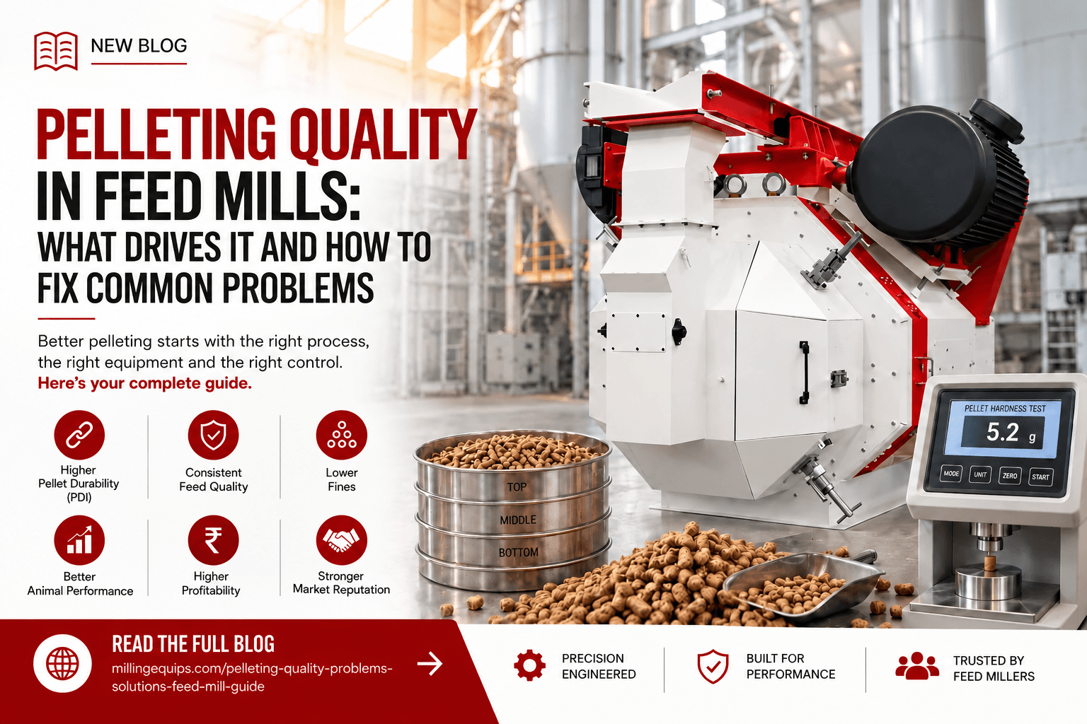 Pelleting Quality in Feed Mills: What Drives It and How to Fix Common Problems