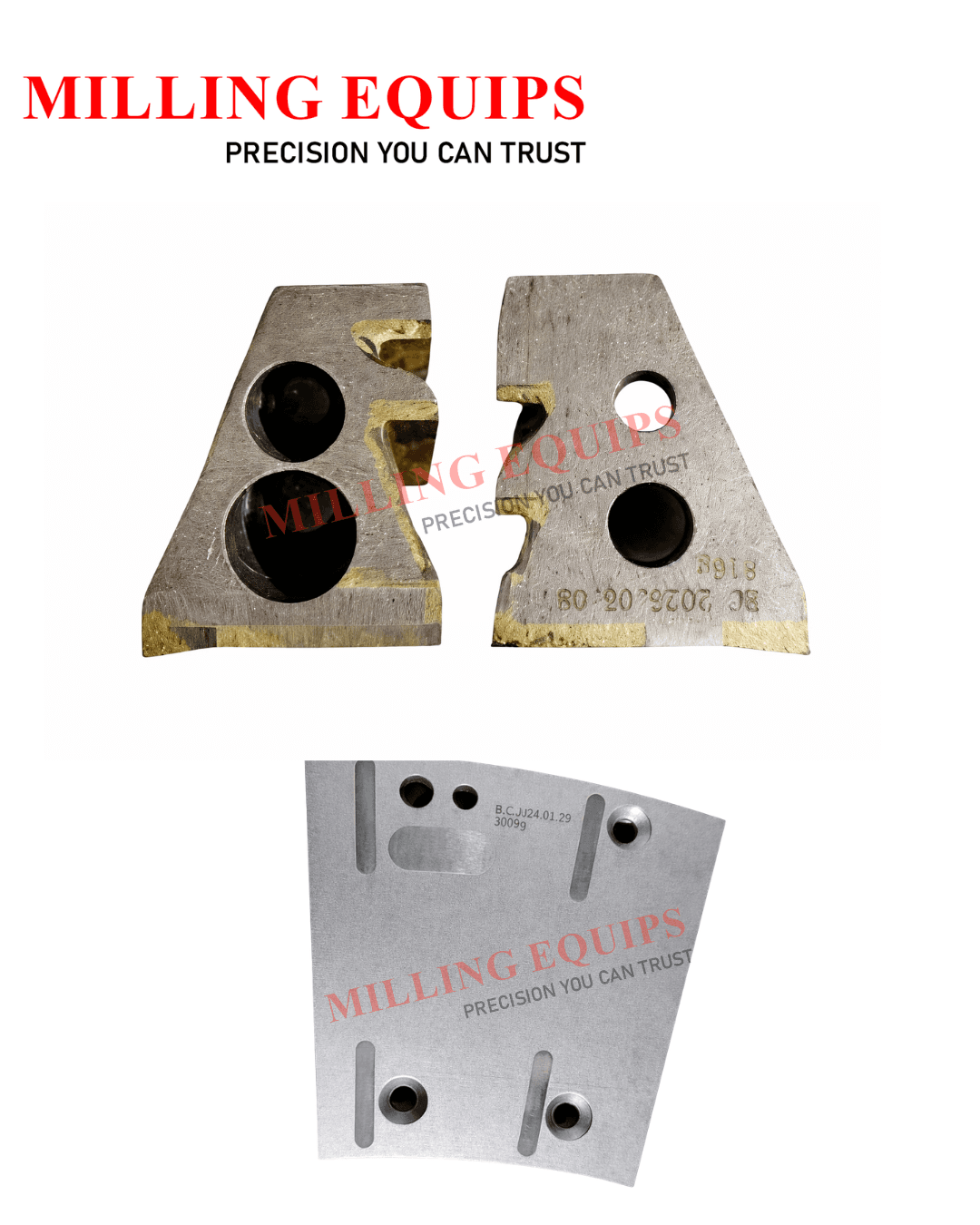 Pulvariser beaters and Wear Plate